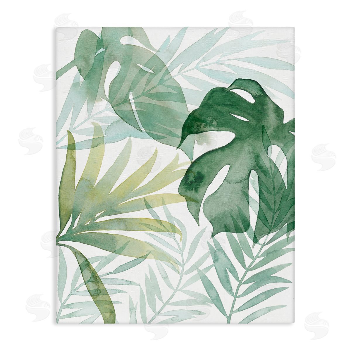 Grace Popp Monstera Overlapping Leaf Sprigs