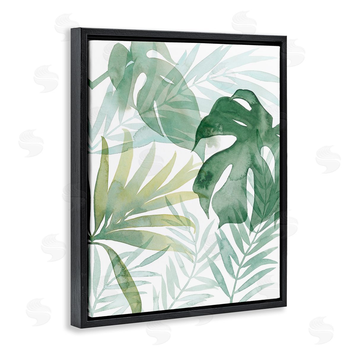 Grace Popp Monstera Overlapping Leaf Sprigs