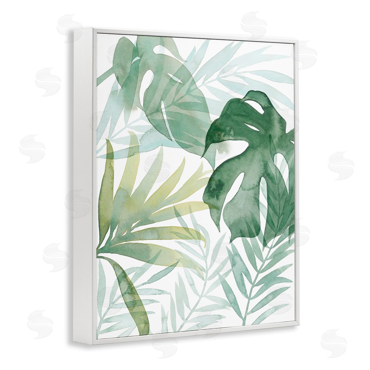 Grace Popp Monstera Overlapping Leaf Sprigs