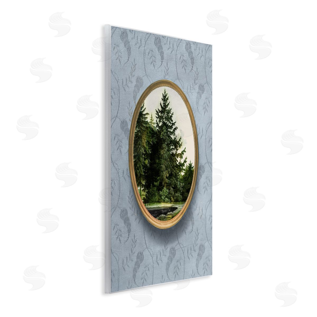 Vision Studio Vintage Woodland Tree View Border