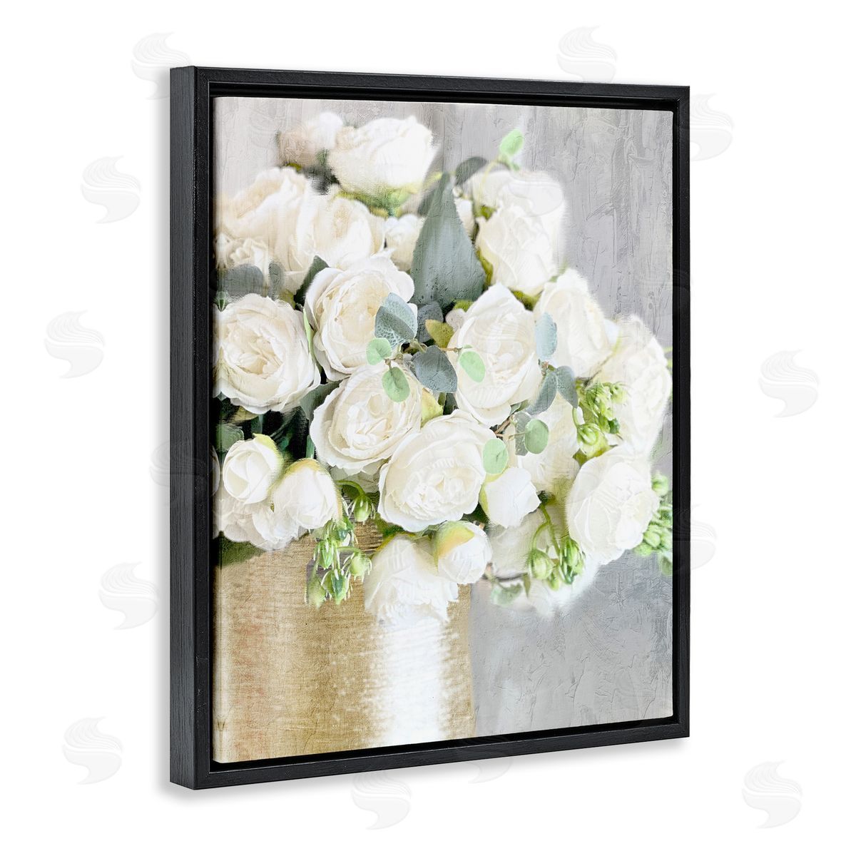 Anne Bailey Full White Rose Bouquet