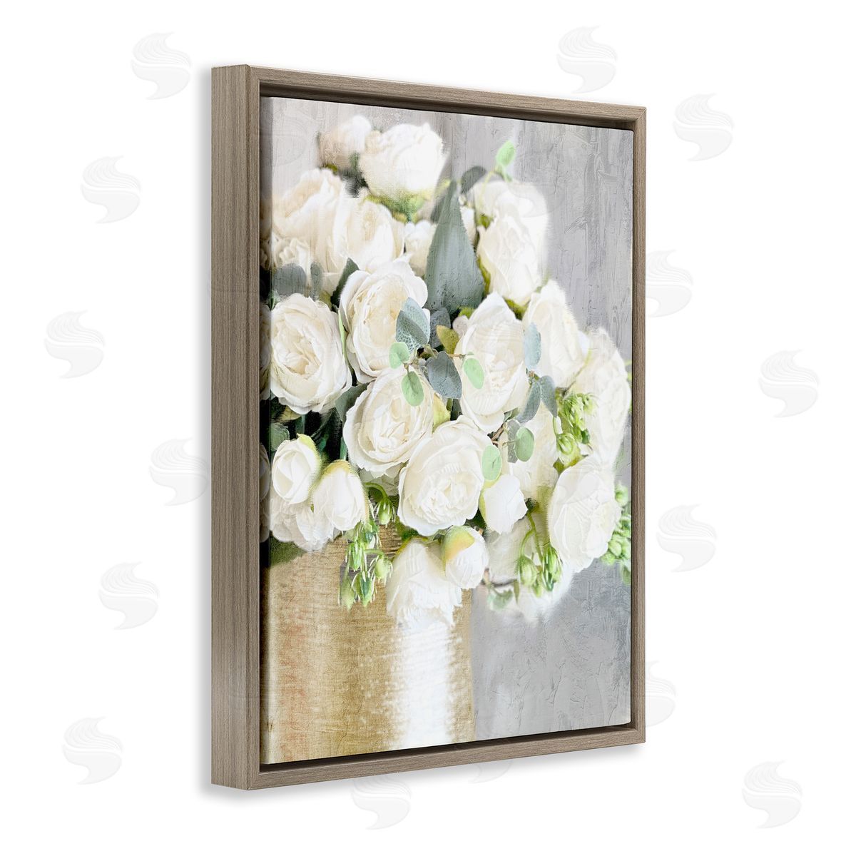 Anne Bailey Full White Rose Bouquet