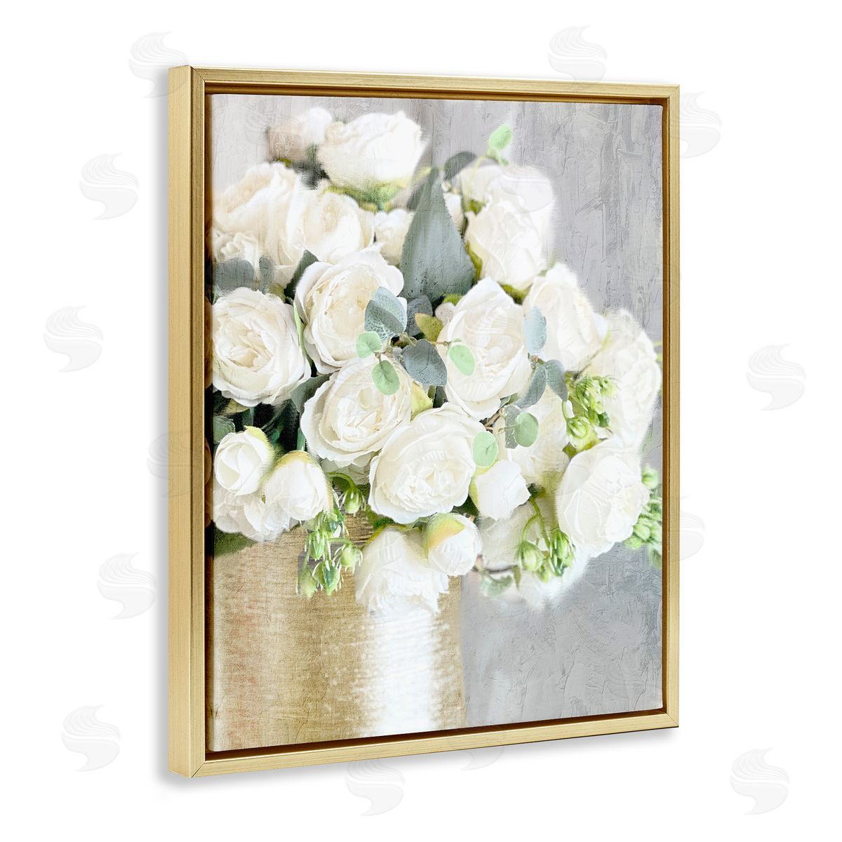 Anne Bailey Full White Rose Bouquet