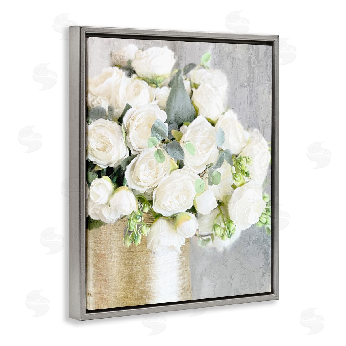 Anne Bailey Full White Rose Bouquet