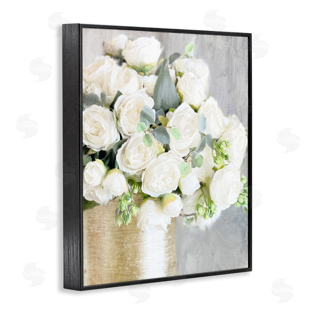 Anne Bailey Full White Rose Bouquet