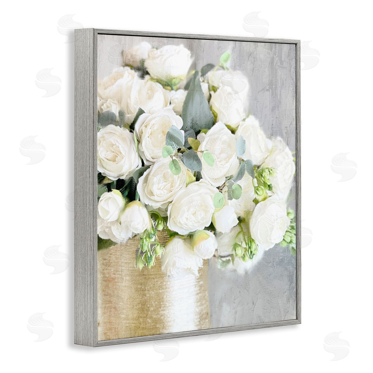 Anne Bailey Full White Rose Bouquet