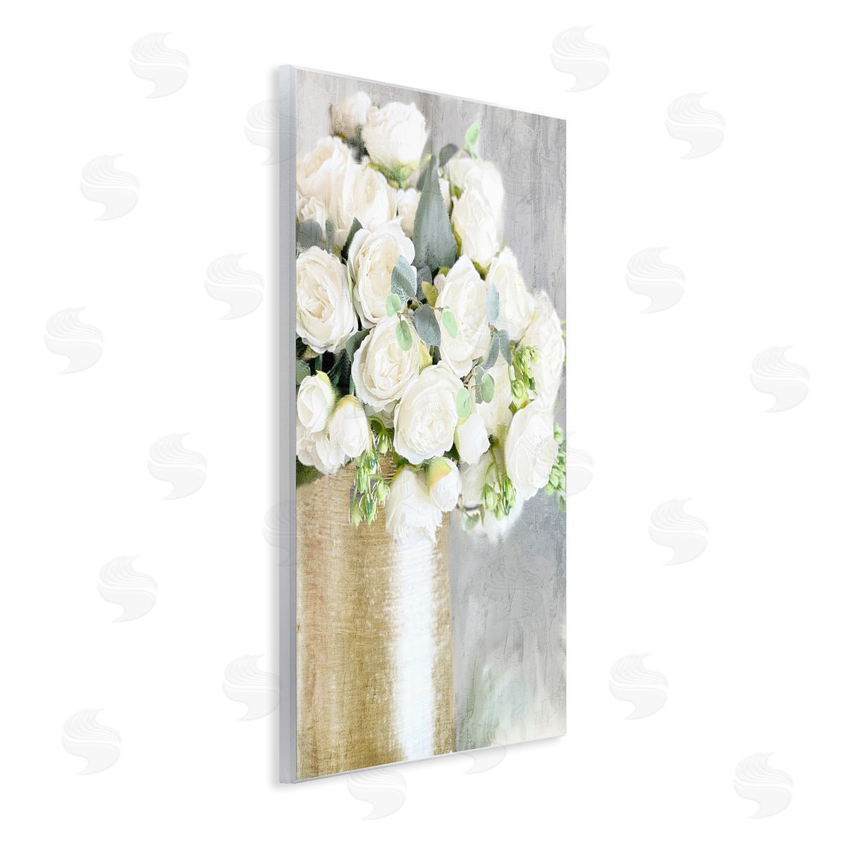 Anne Bailey Full White Rose Bouquet