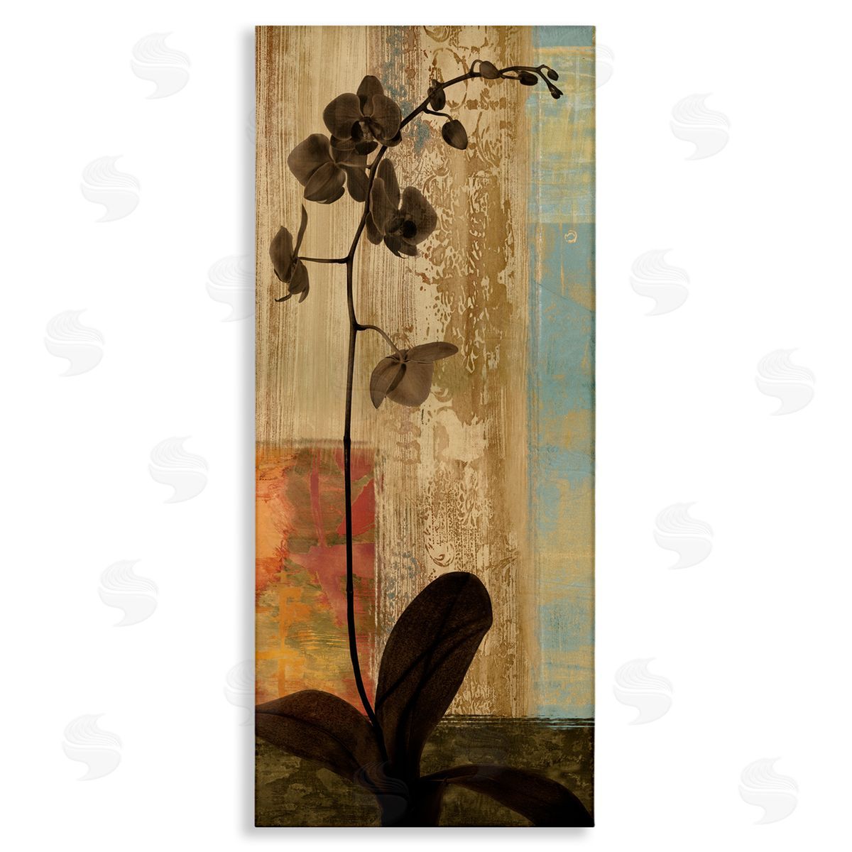 Chris Donovan Rustic Orchid Geometric Abstract