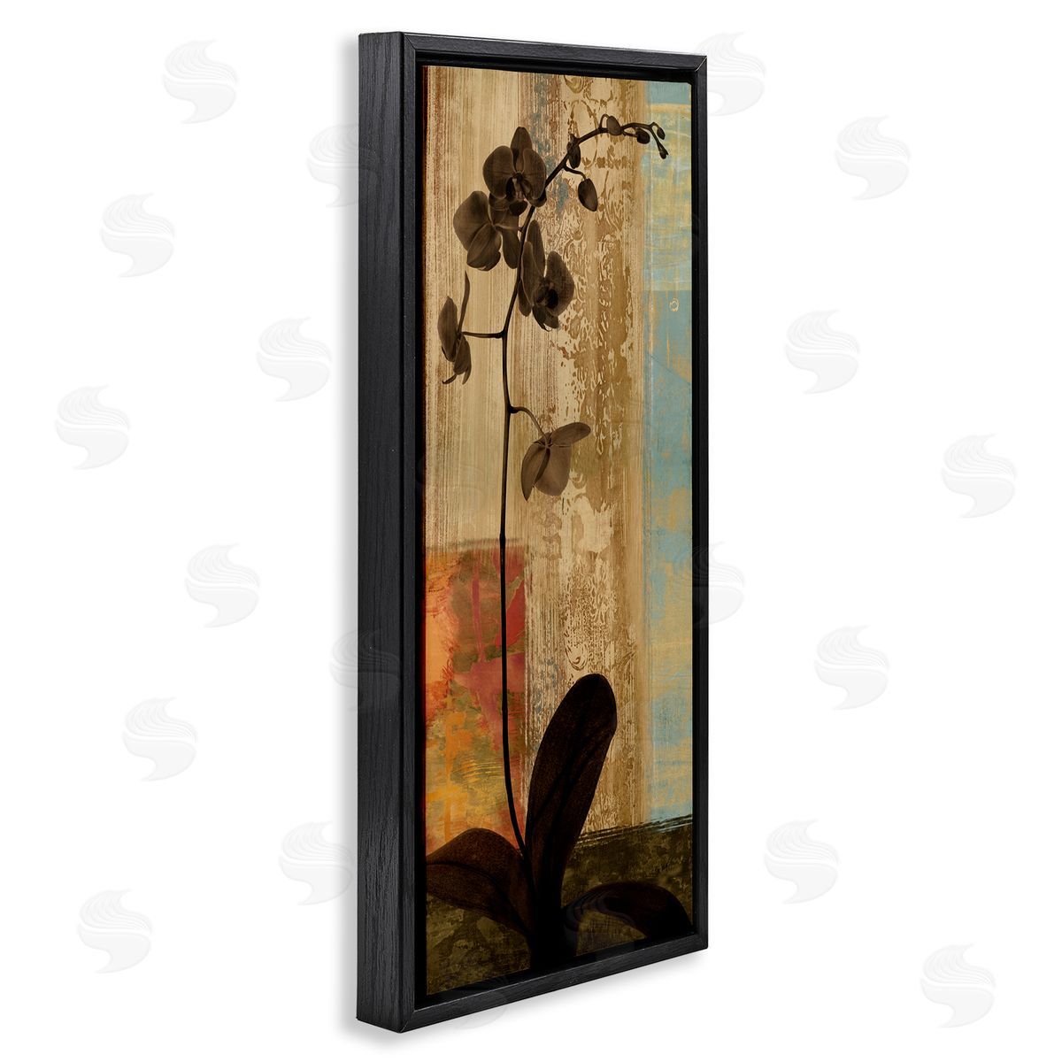 Chris Donovan Rustic Orchid Geometric Abstract