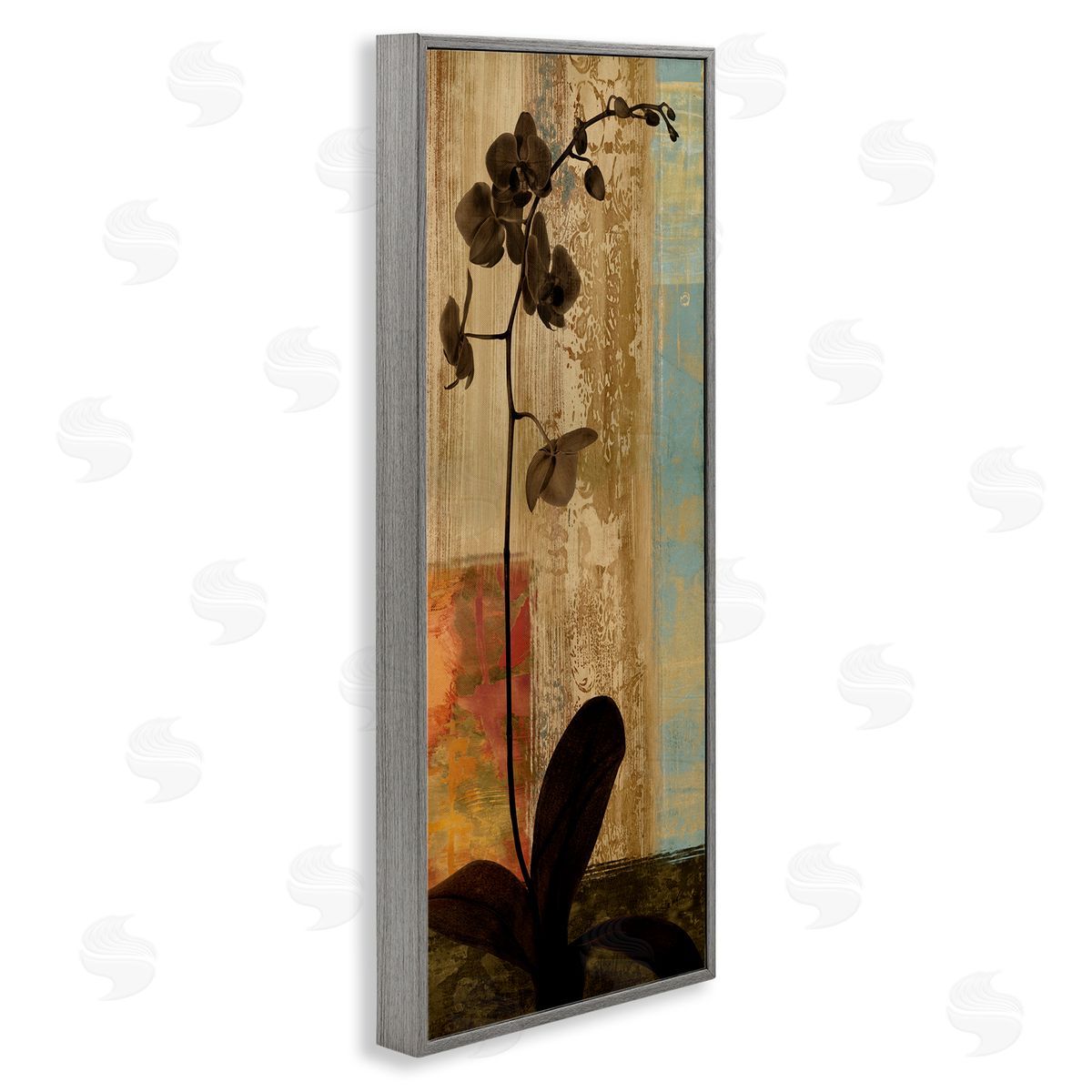 Chris Donovan Rustic Orchid Geometric Abstract
