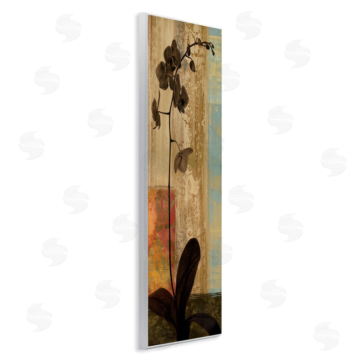 Chris Donovan Rustic Orchid Geometric Abstract