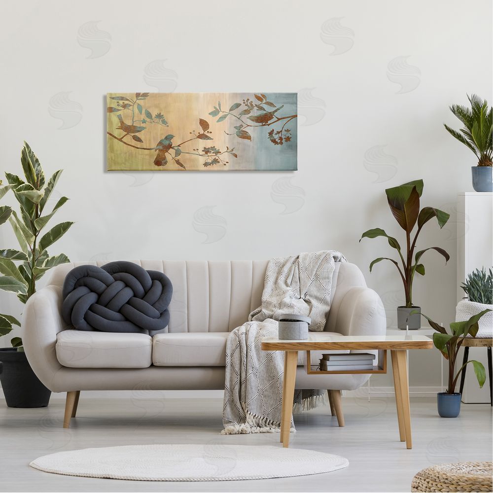 Chris Donovan Boho Birds Perched Branches