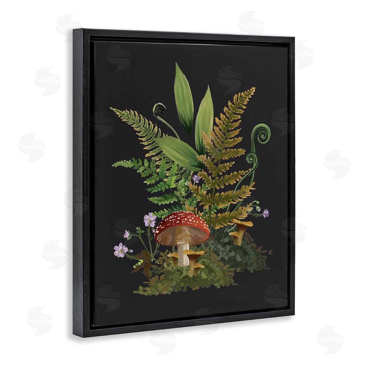 House of Rose Ferns Sprouting Woodland Mushroom Plants