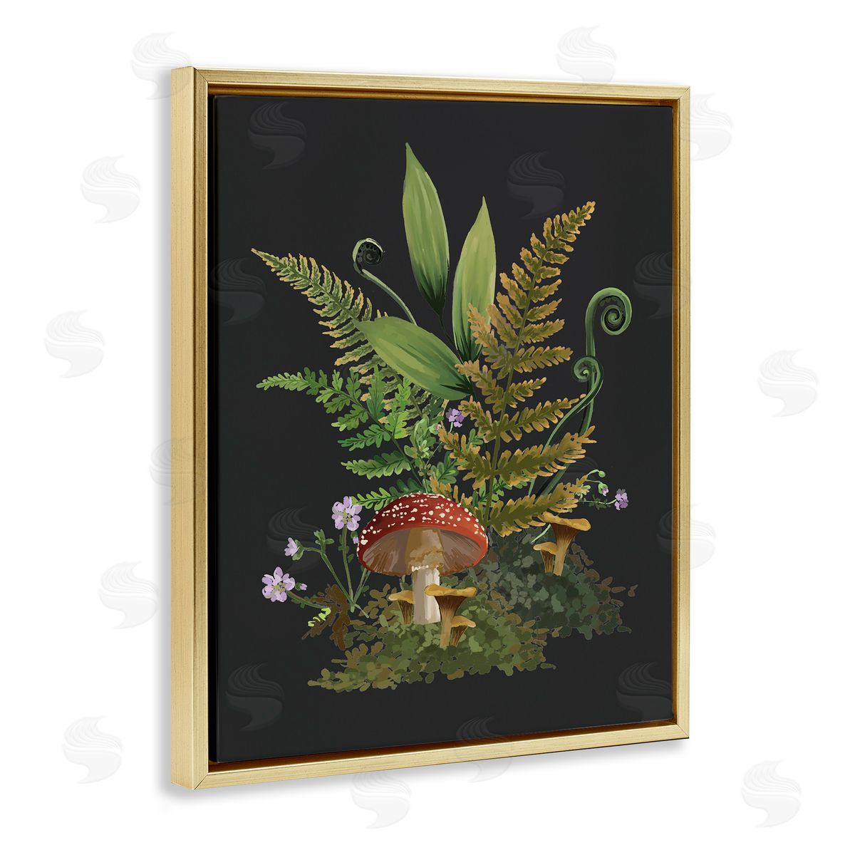 House of Rose Ferns Sprouting Woodland Mushroom Plants
