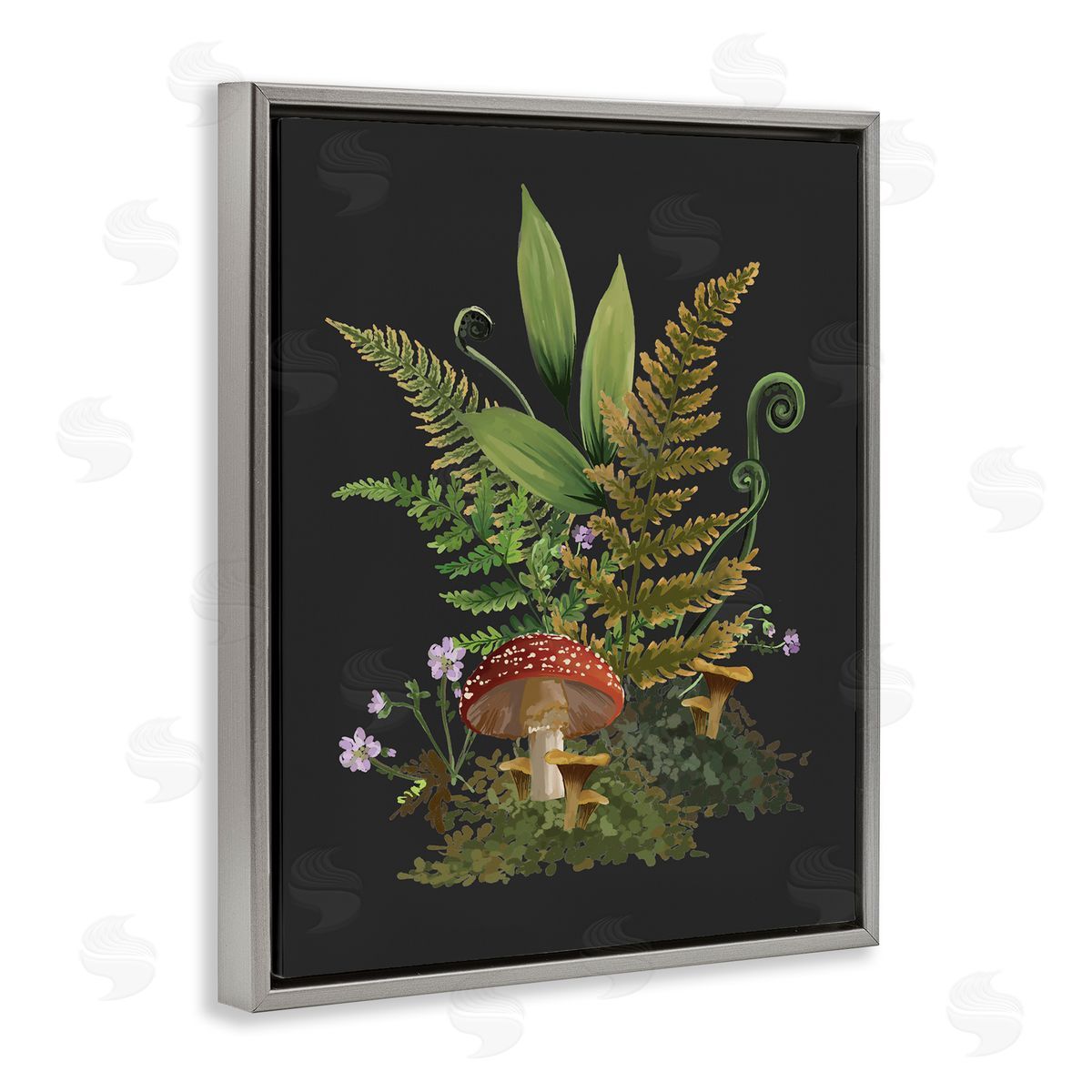 House of Rose Ferns Sprouting Woodland Mushroom Plants