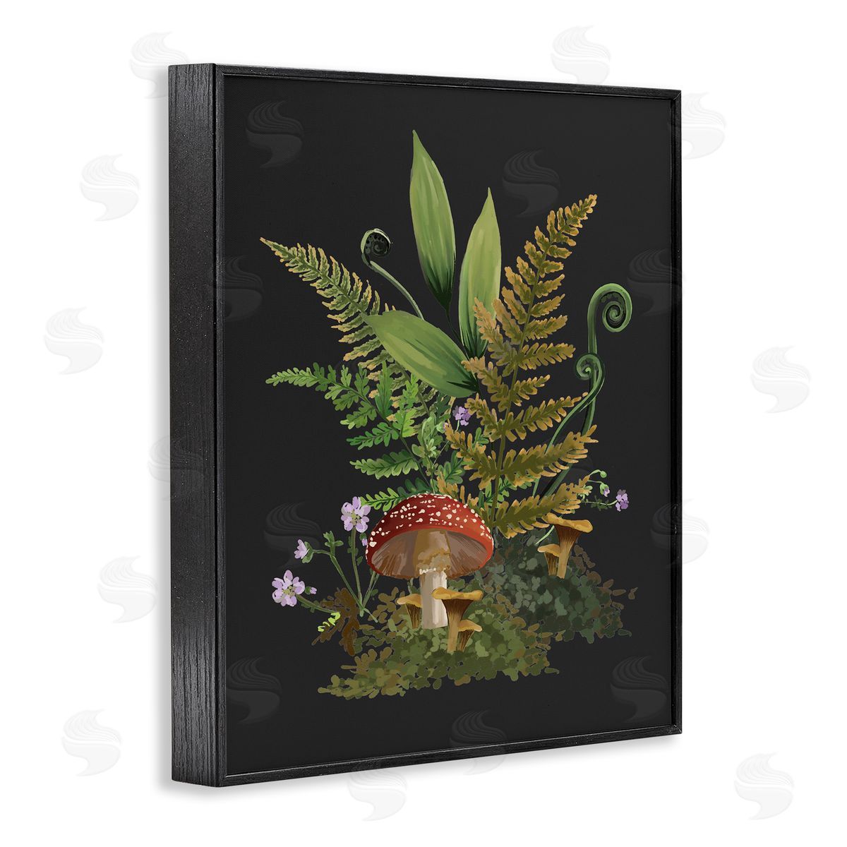 House of Rose Ferns Sprouting Woodland Mushroom Plants