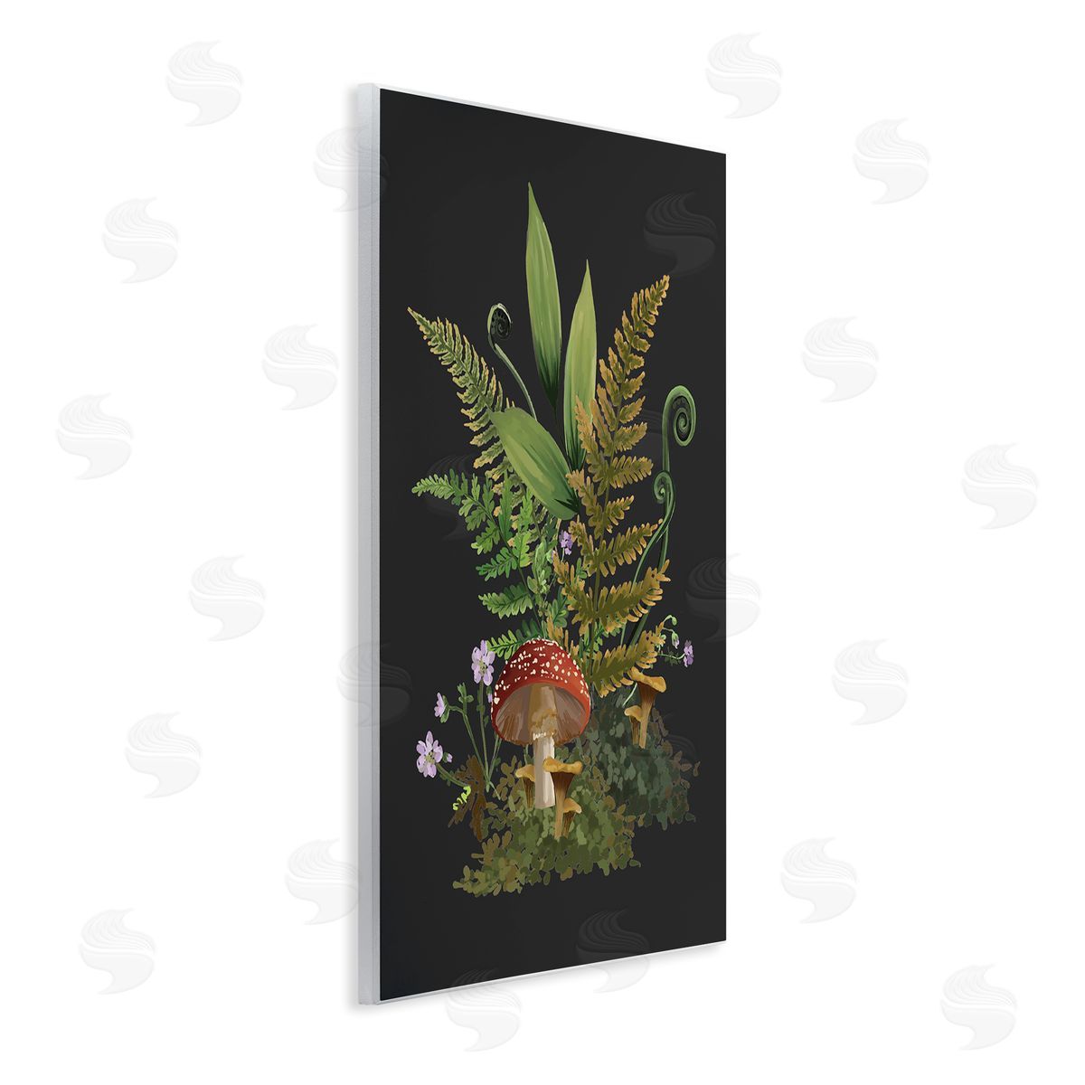 House of Rose Ferns Sprouting Woodland Mushroom Plants