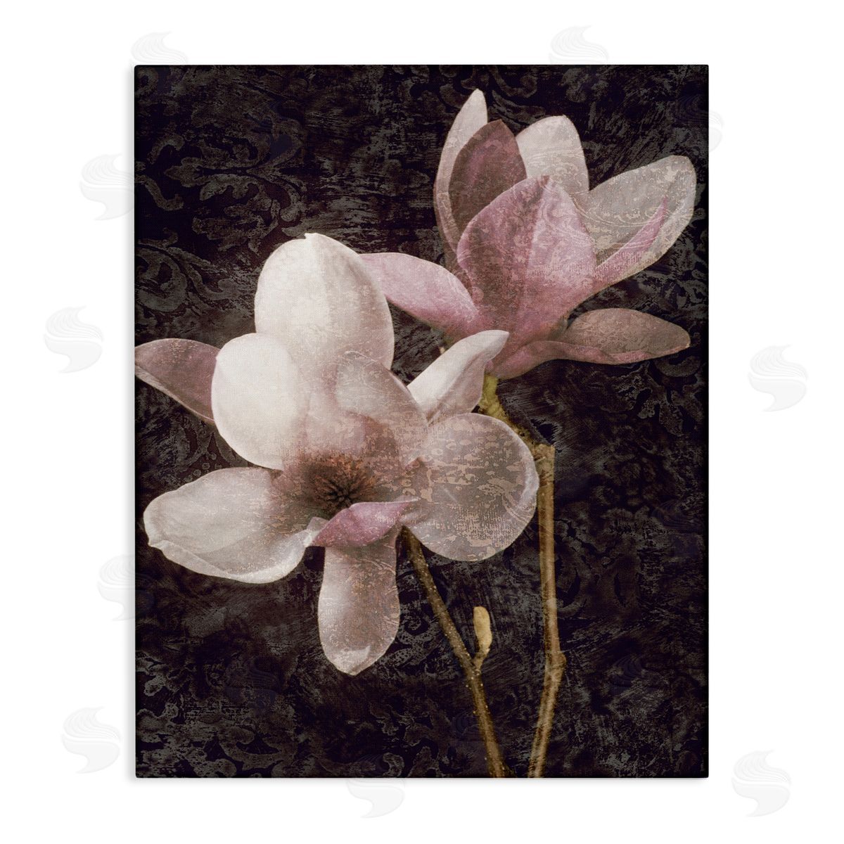 John Seba Pink Vintage Patterned Orchid
