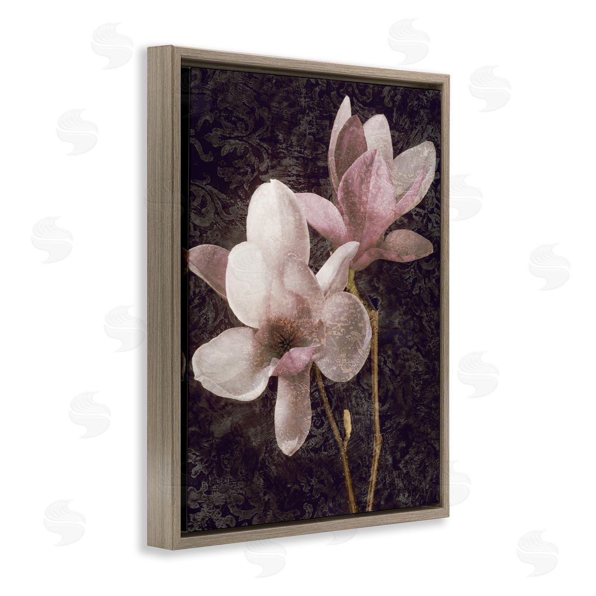 John Seba Pink Vintage Patterned Orchid