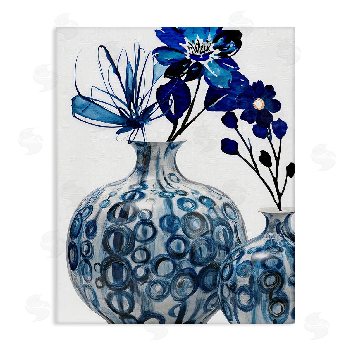 Jesse Keith Modern Blue Flower Arrangement