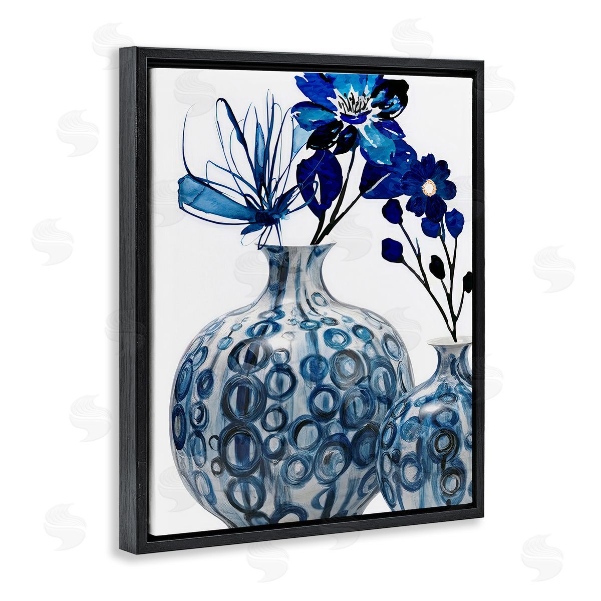 Jesse Keith Modern Blue Flower Arrangement