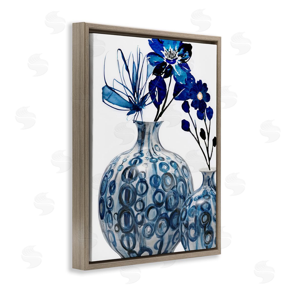 Jesse Keith Modern Blue Flower Arrangement