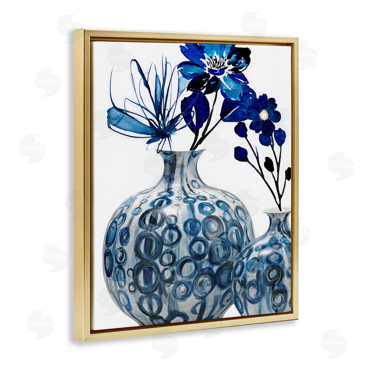 Jesse Keith Modern Blue Flower Arrangement