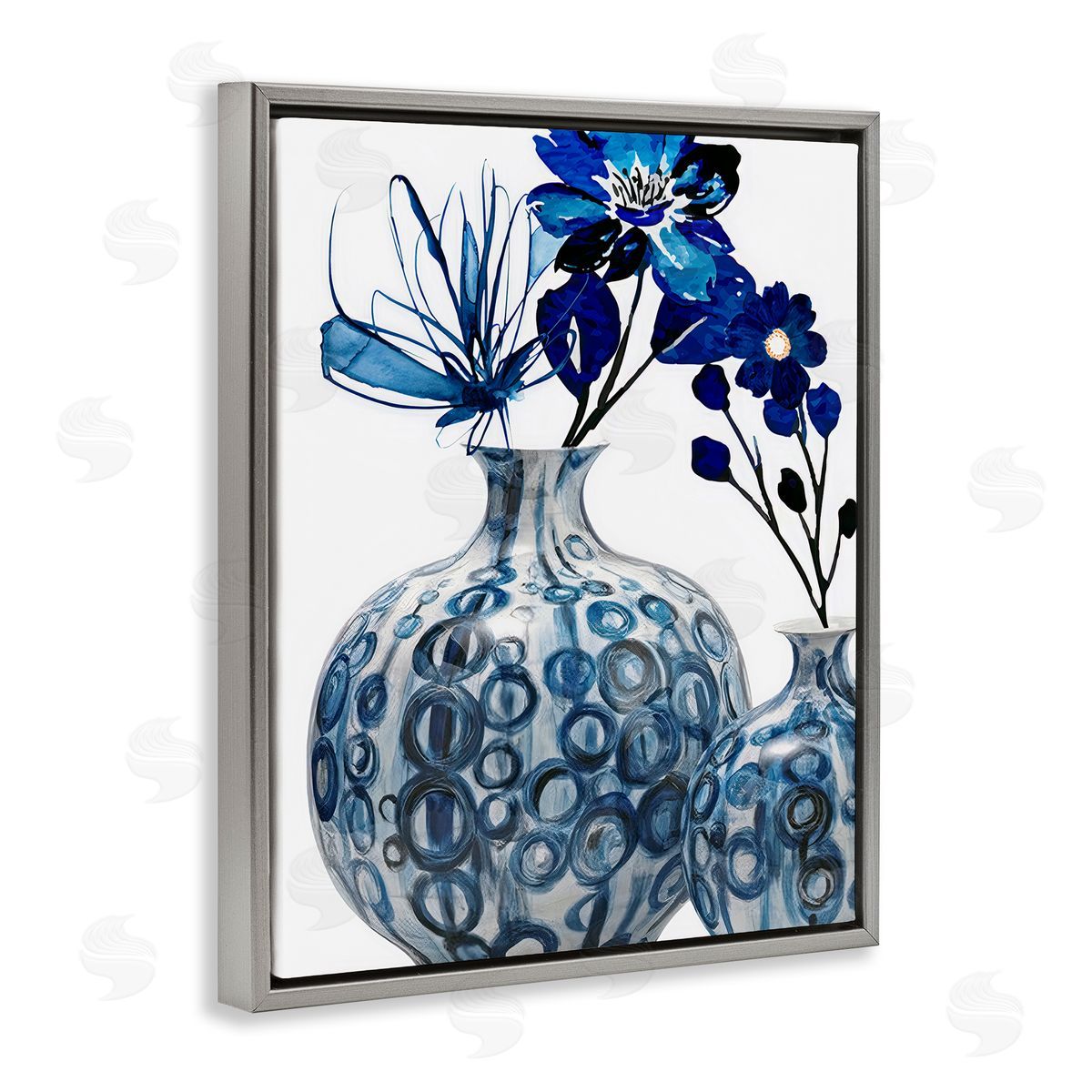 Jesse Keith Modern Blue Flower Arrangement