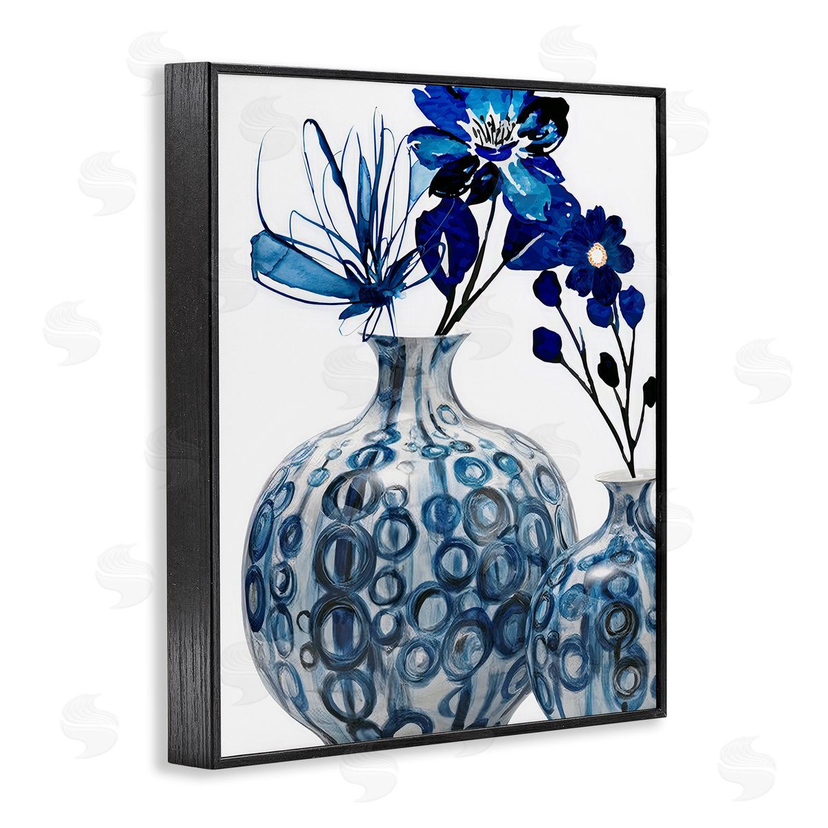 Jesse Keith Modern Blue Flower Arrangement