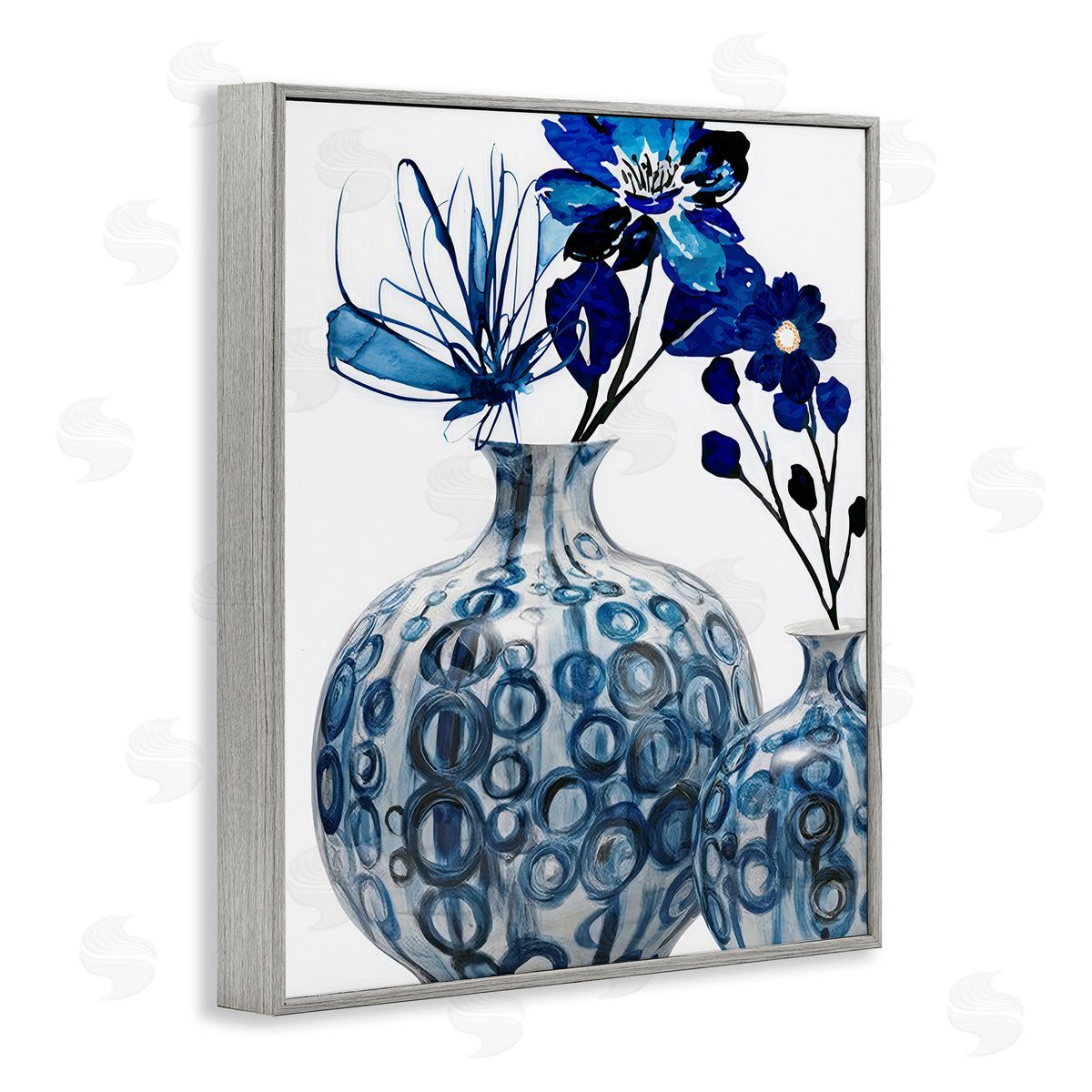 Jesse Keith Modern Blue Flower Arrangement