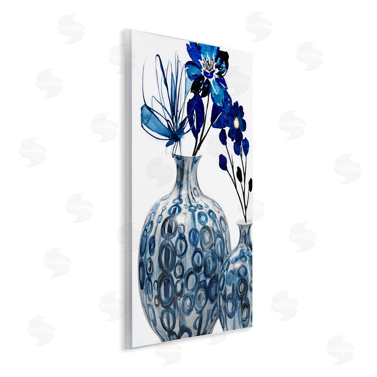 Jesse Keith Modern Blue Flower Arrangement