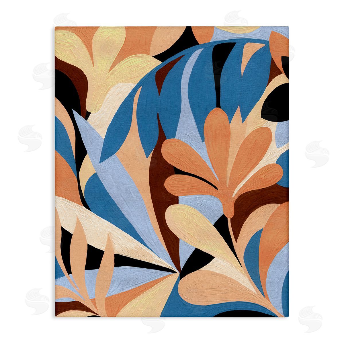 Emily Kopcik Abstract Overlapping Botanical Forms