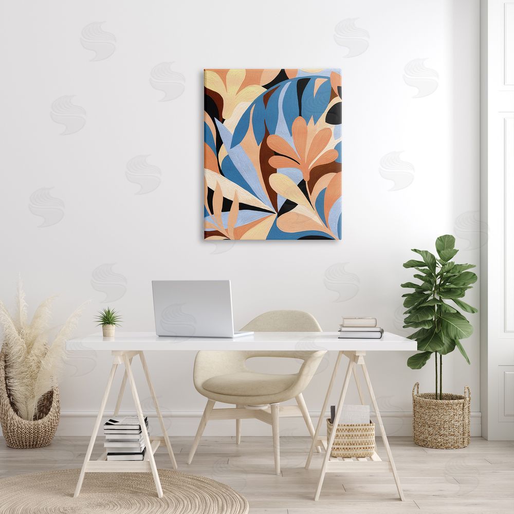 Emily Kopcik Abstract Overlapping Botanical Forms