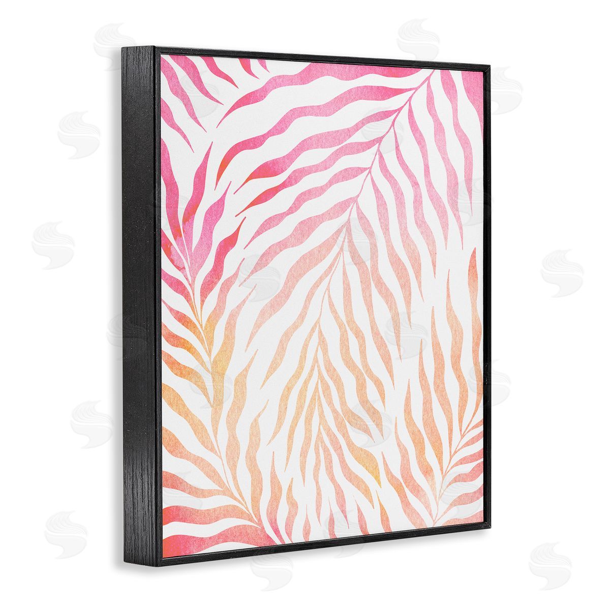 Ziwei Li Vivid Pink Wavy Leaves