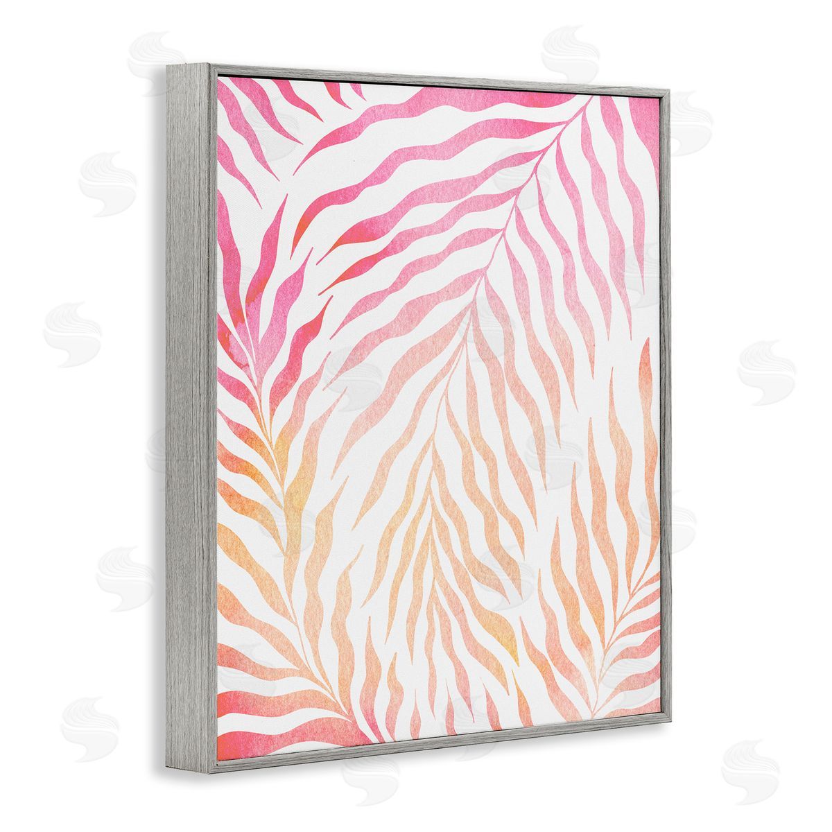 Ziwei Li Vivid Pink Wavy Leaves