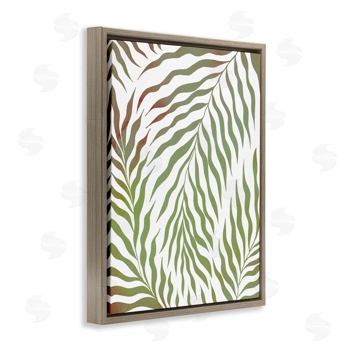 Ziwei Li Wavy Green Botanical Leaves