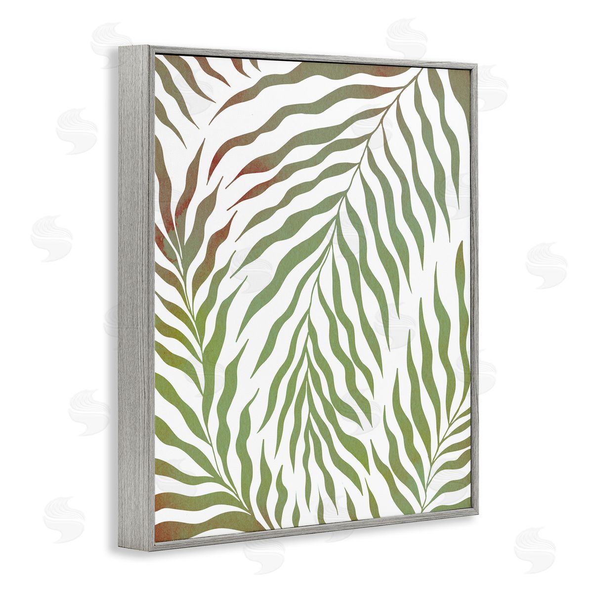 Ziwei Li Wavy Green Botanical Leaves