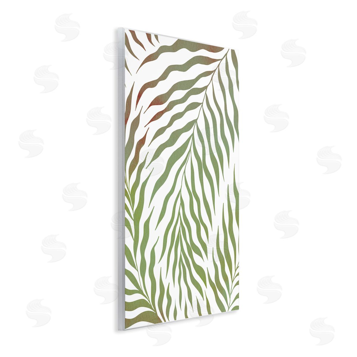 Ziwei Li Wavy Green Botanical Leaves