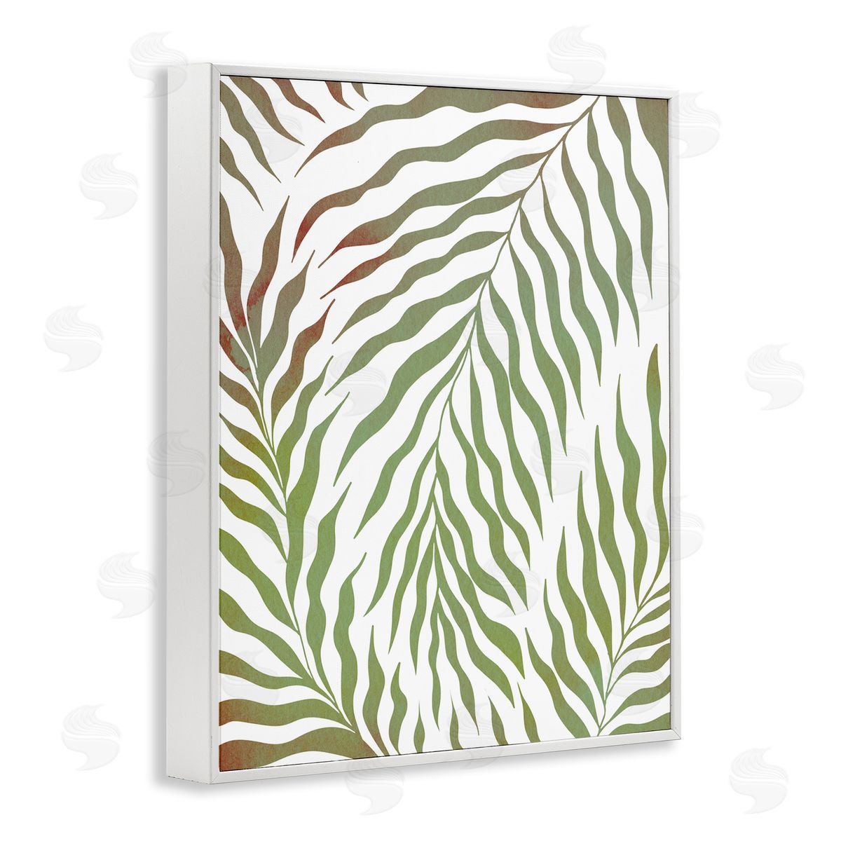 Ziwei Li Wavy Green Botanical Leaves
