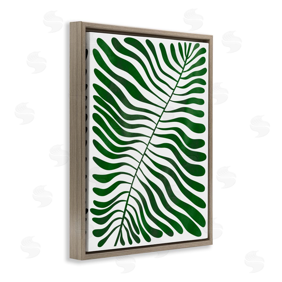 Ziwei Li Abstract Fern Botanical Leaf