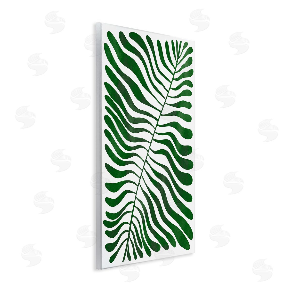 Ziwei Li Abstract Fern Botanical Leaf