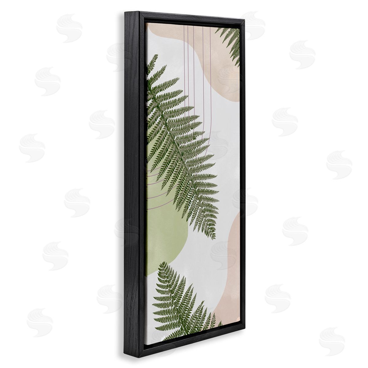 Ziwei Li Pastel Shapes Fern Sprouts