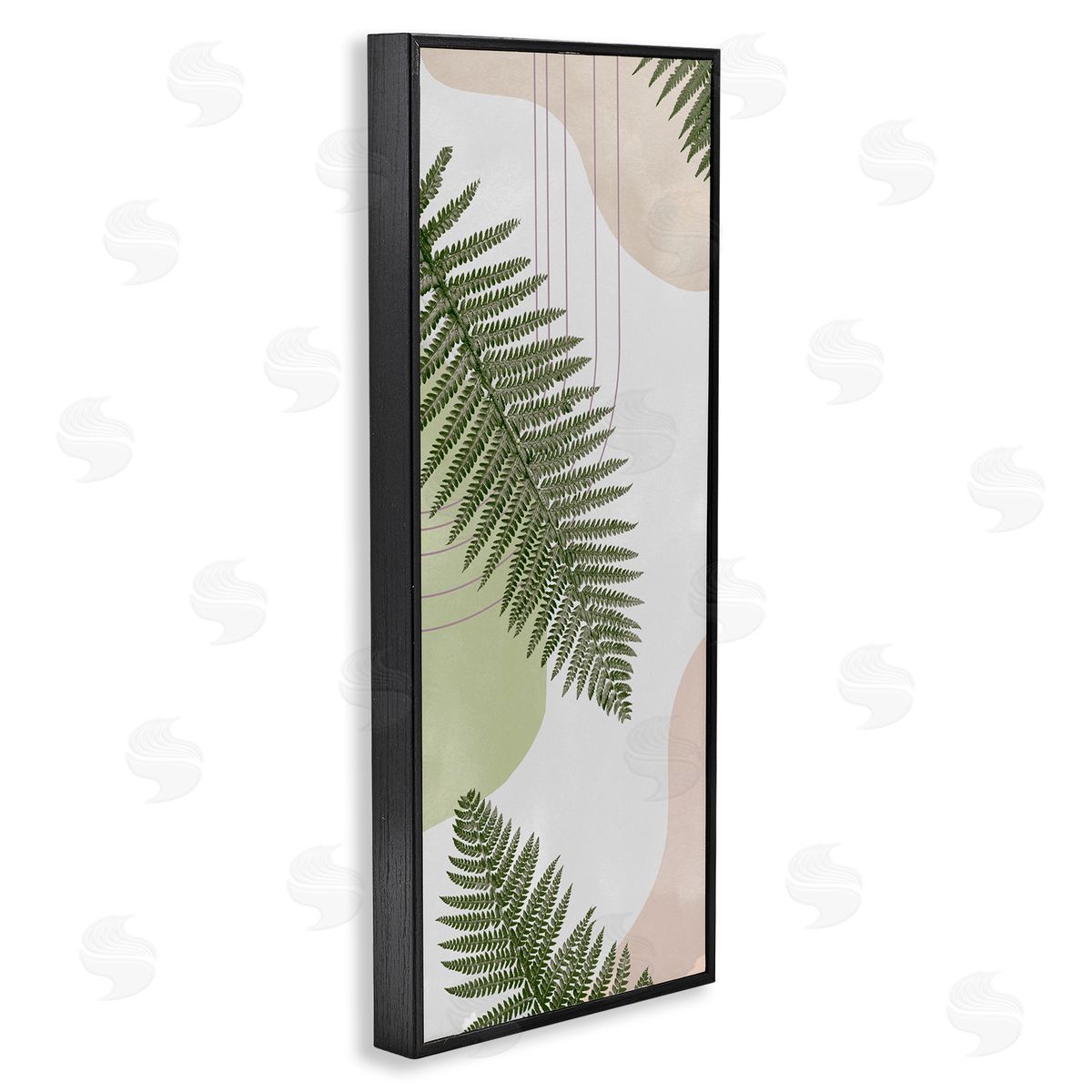 Ziwei Li Pastel Shapes Fern Sprouts