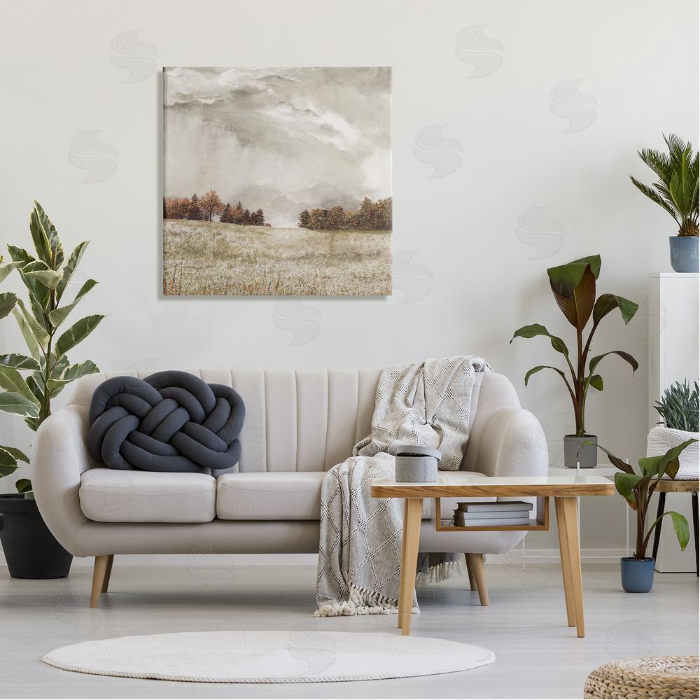 James Redding Rural Cloudy Countryside Meadow Canvas Wall Art in Room