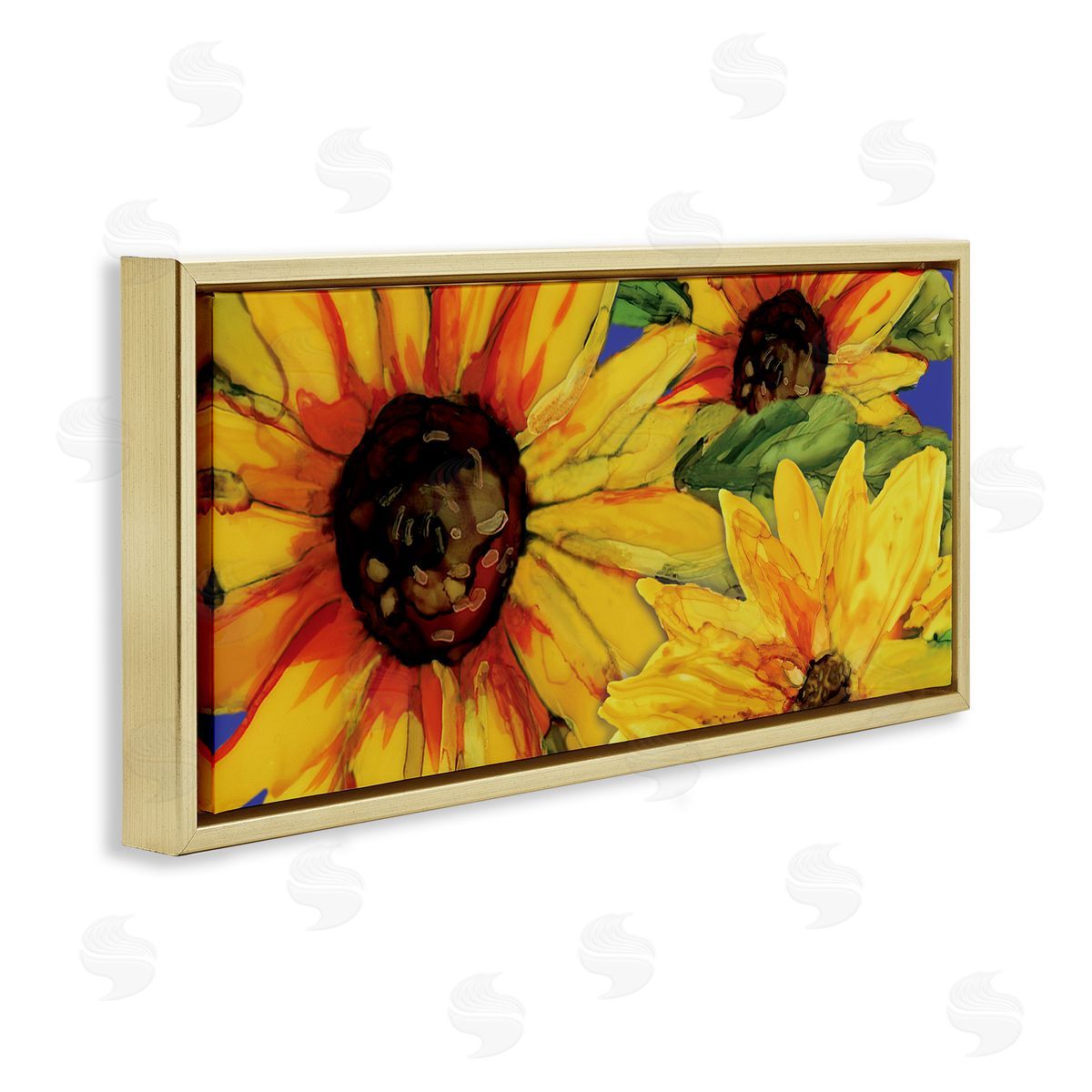 Erica Christopher Modern Yellow Sunflower Trio