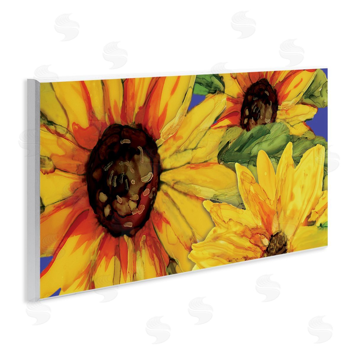 Erica Christopher Modern Yellow Sunflower Trio