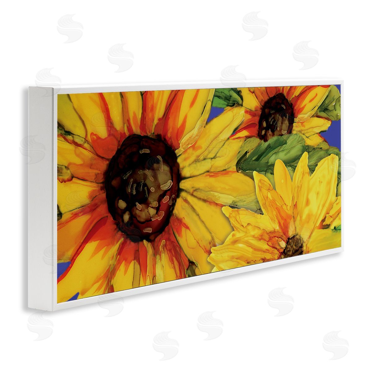 Erica Christopher Modern Yellow Sunflower Trio