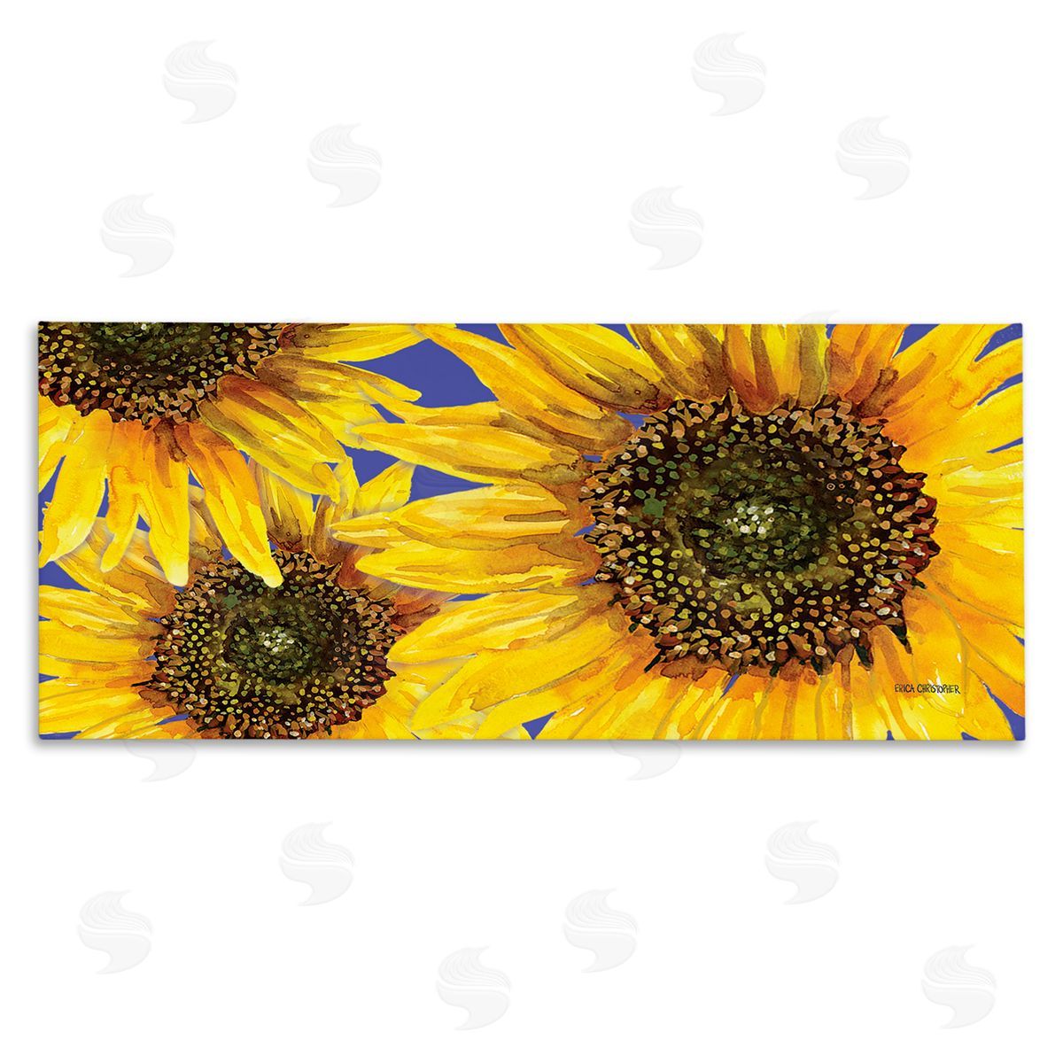 Erica Christopher Vivid Sunflower Blooms Trio
