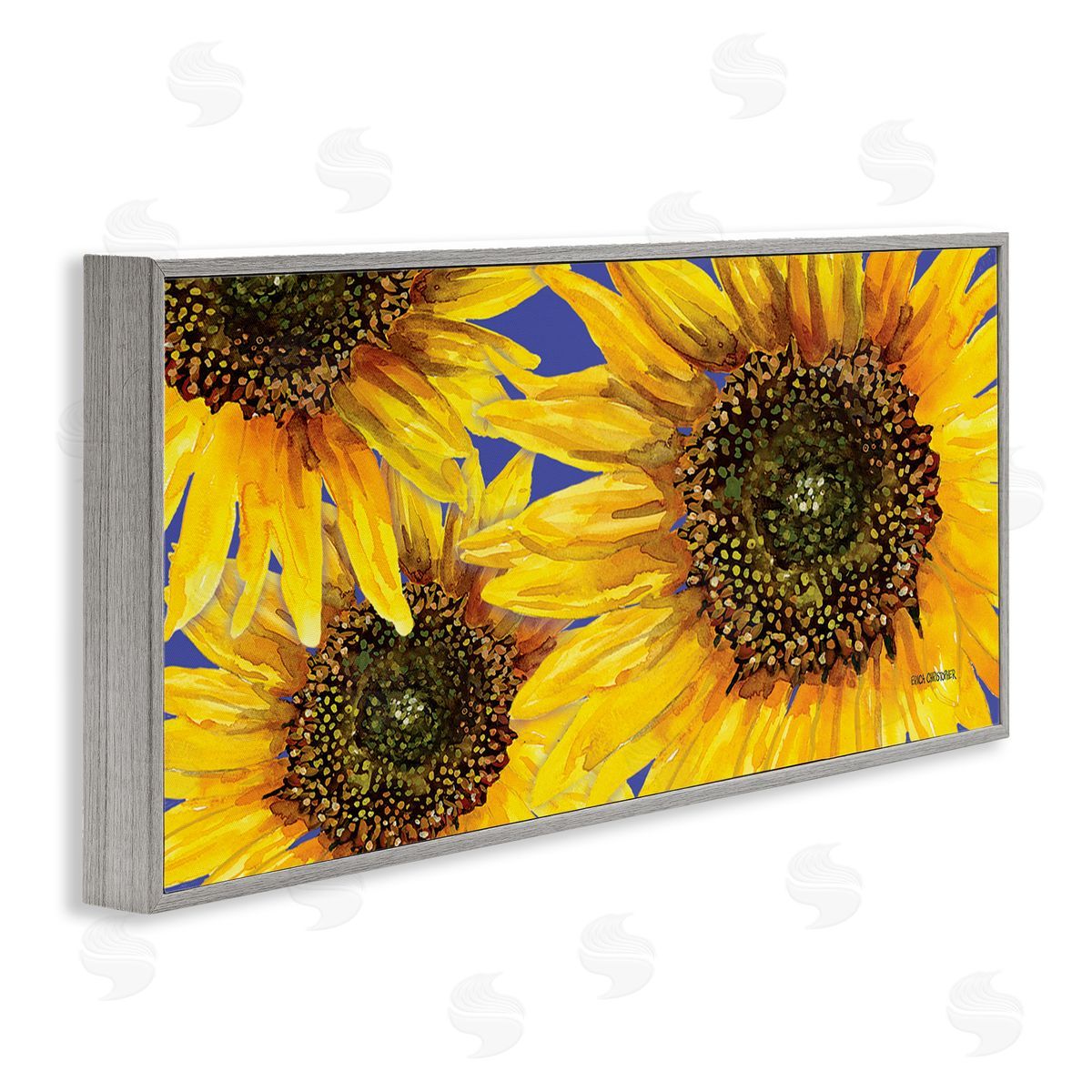 Erica Christopher Vivid Sunflower Blooms Trio