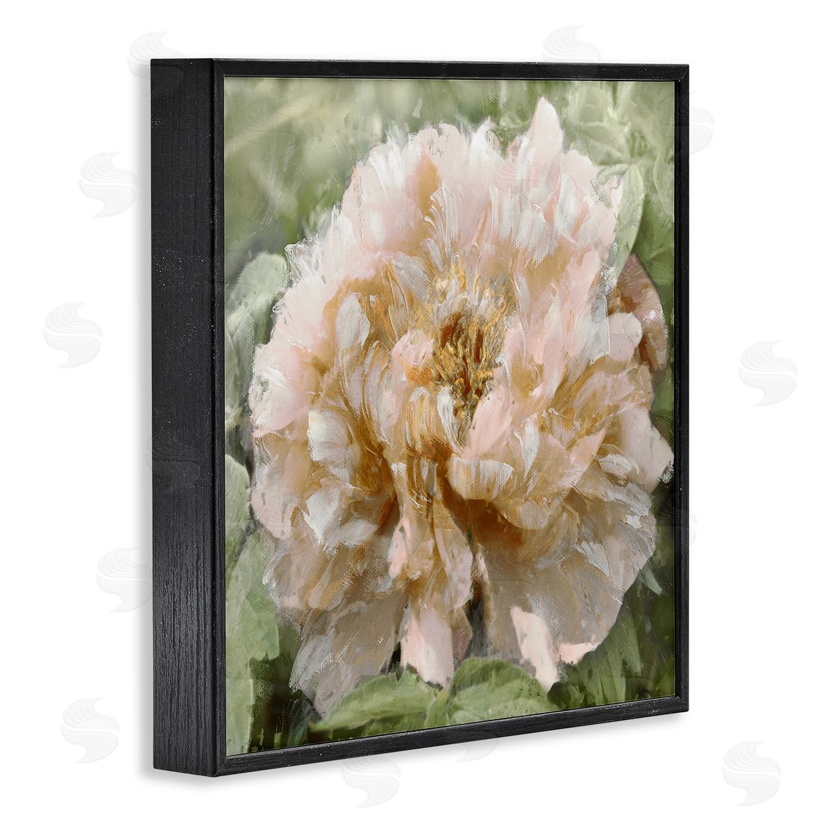Shawna Sullivan Blooming Puffy Flower Nature Black Framed Glicee Wall Art Print